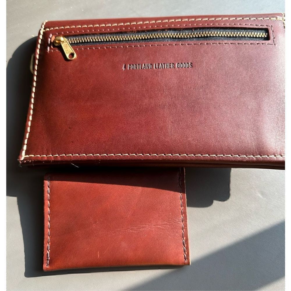 Portland Leather ENVELOPE CONVERTIBLE CROSSBODY and matching mini envelope walle
